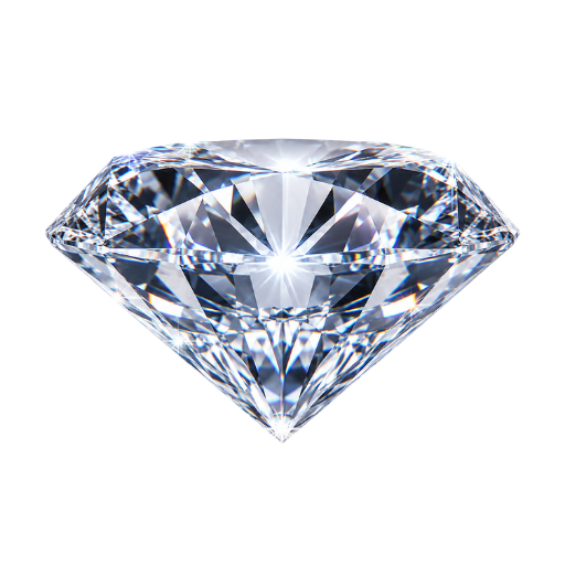 Funkelnder geschliffener Diamant