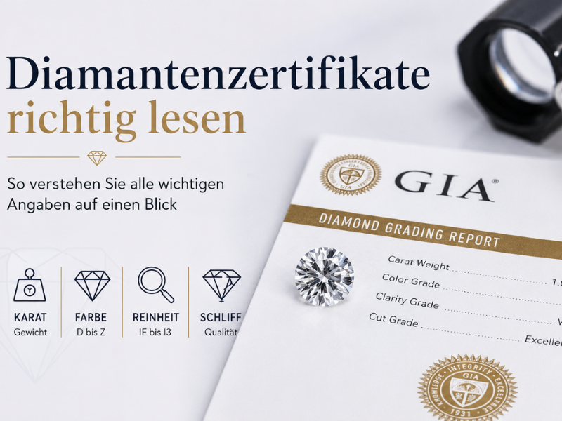 Zertifizierter Diamant